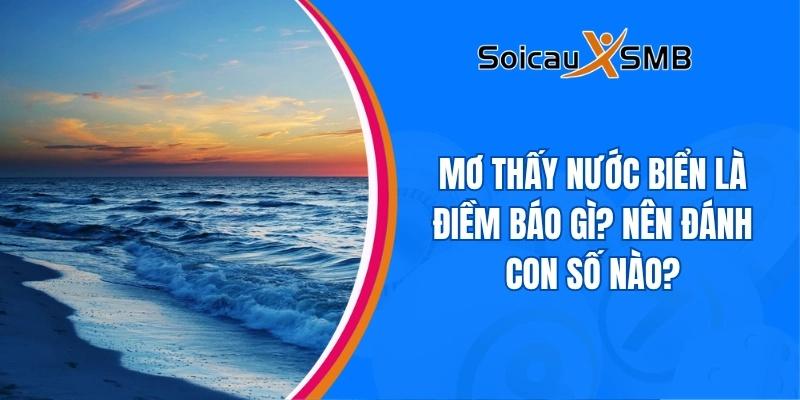 mơ thấy nước biển